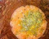 A picture of step 3 of Passion juice.
