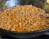 A picture of step 2 of Sloppy Joes.