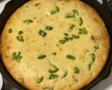 A picture of step 5 of Jalapeño Popper Corncake Skillet.