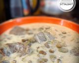 صورة لخطوة 5 من وصفة شرحات لحمة بالفول واللبن