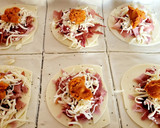 Foto del paso 3 de la receta: Cañas de hojaldre de jamón serrano, jamón york, quesos y sobrasada