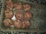 "mandonguilles" (albóndigas) para paella