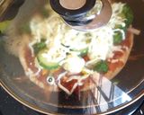 A picture of step 10 of Vegetarian pizza #baking contest.