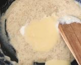 A picture of step 2 of Custard Apple burfi.