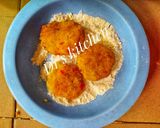A picture of step 3 of Potatoe patties.
