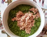 Tonhalas spenótos tészta recept fázis 2 fotója