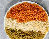 तिरंगा मैगी रेसिपी चरण 7 फोटो