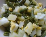 Foto del paso 3 de la receta: Ensalada de chauchas, papas y huevo