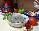 Foto del paso 1 de la receta: Camarones con champiñones