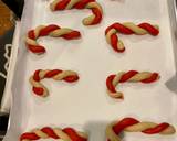 Candy Cane Cookies (Χριστουγεννιάτικα κουλουράκια)! φωτογραφία βήματος 7