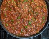 A picture of step 1 of Spaghetti Bolognese.