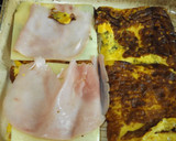 Foto del paso 3 de la receta: Sándwich triple calentito con tortilla de cebollinos