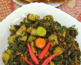 A picture of step 6 of Aloo Methi.
