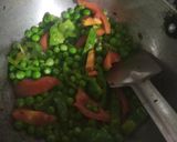 A picture of step 1 of Veg roll.