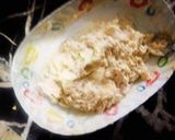A picture of step 2 of Chicken cheese sandwhich and Macroni salad.