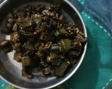 A picture of step 4 of Bhindi.