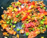 A picture of step 5 of Masala Oats.