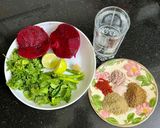 A picture of step 1 of Dragon Fruit Pani Puri.