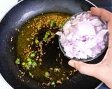 A picture of step 2 of Bombay Potatoes.