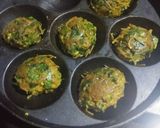 A picture of step 3 of Spinach Seviyan Appe.