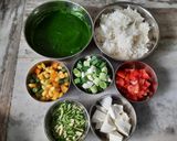 વેજીટેબલ પનીર પાલક રાઈસ (Vegetable Paneer Palak Rice Recipe In Gujarati) રેસીપી સ્ટેપ3ફોટો