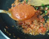 A picture of step 4 of Chana aalu masala.