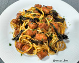 Foto del paso 10 de la receta: Spaghetti con chistorra y trompeta negra