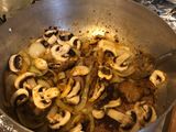 Smothered steak an mushroom gravy🔥