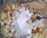 Foto del paso 3 de la receta: Tortilla de coliflor y verduritas VEGAN- sin tacc apto bebé +6m
