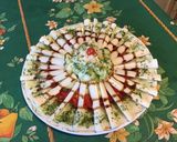Une image de l'étape 9 de Salade de concombres, tomates, coeurs de palmier au persil et crème de balsamique.