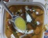 A picture of step 57 of Paneer kofta.
