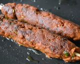 A picture of step 1 of Mutton Seekh Roll.