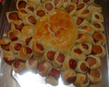Foto del paso 6 de la receta: Hojaldre de salchicha y camembert
