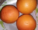 A picture of step 1 of Grape fruit salad.