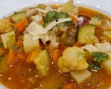 Minestrone leves genovai pestoval recept fázis 8 fotója