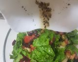 A picture of step 5 of Chick pea Salad.