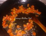A picture of step 1 of Carribean Rice #MyUniqueRice contest.