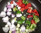 A picture of step 4 of Manchurian gravy.