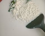 Gambar langkah 1 resipi Ketupat Palas.