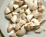 Foto del paso 5 de la receta Solomillo de cerdo con champiñones y cebolla caramelizada