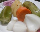 Hình bước làm 1 của món Gỏi bò bóp thấu