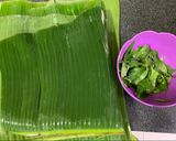A picture of step 6 of Grilled Rice in Banana Leaves/Nasi Bakar.
