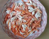 รูปขั้นตอนการทำที่ 3 ของ แครอทสันในไก่สลัดมายองเนส