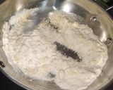 A picture of step 1 of Sooji ke Laddoo.
