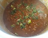 A picture of step 5 of Chana daal gosht.