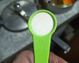 A picture of step 5 of Lobia Daal.
