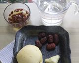 Foto langkah ke 1 dari resep Minuman herbal anti aging jujube pear.