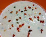 A picture of step 1 of Suji cake.