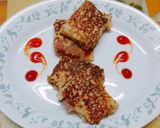 A picture of step 4 of Uttapam Sandwich.