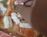 A picture of step 2 of Paneer sandwich.